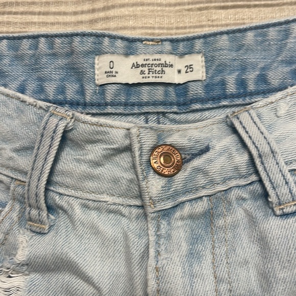 Abercrombie & Fitch (w 25) Denim Shorts. Like New/Great Condition. - Picture 2 of 3